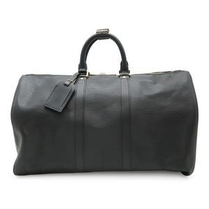Louis Vuitton Epi Keepall 45 Boston Bag Travel Bag Travel Bag Leather Noir